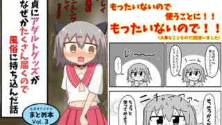 RJ01079354 img main 320x180 - 童貞にアダルトグッズがなぜかたくさん届くので風俗に持ち込んだ話 まとめ本Vol.3