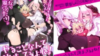 RJ01083074 img main 320x180 - 魔王討伐を終えた勇者くんとふたなり淫魔ふたりがやることなんて決まってるよね!