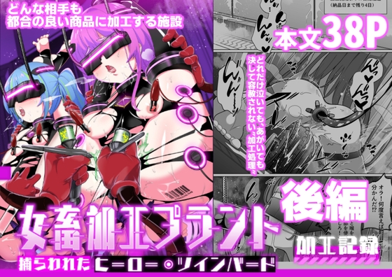 RJ01294019 img main - 女畜加工プラント 捕らわれたヒーロー・ツインバード加工記録 後編