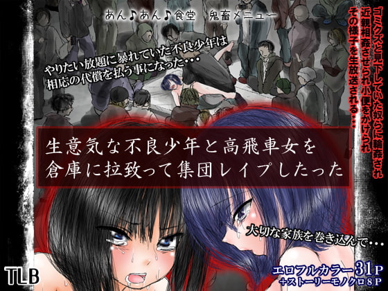 RJ089800 img main - 生意気な不良少年と高飛車女を倉庫に拉致って集団レ○プしたった