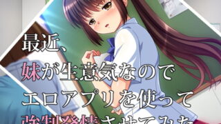 RJ120978 img main 320x180 - 最近、妹が生意気なのでエロアプリを使って強○発情させてみた