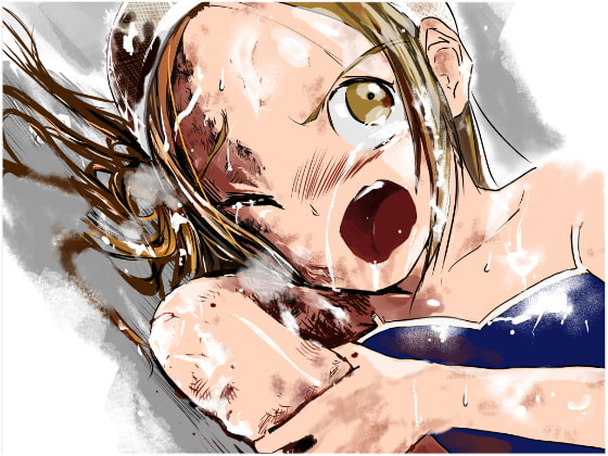 RJ215392 img main - スク水戦士リョナ漫画 3巻