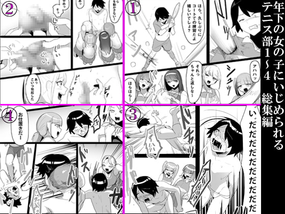 RJ403950 img main - 年下の女の子にいじめられるテニス部1～4 総集編
